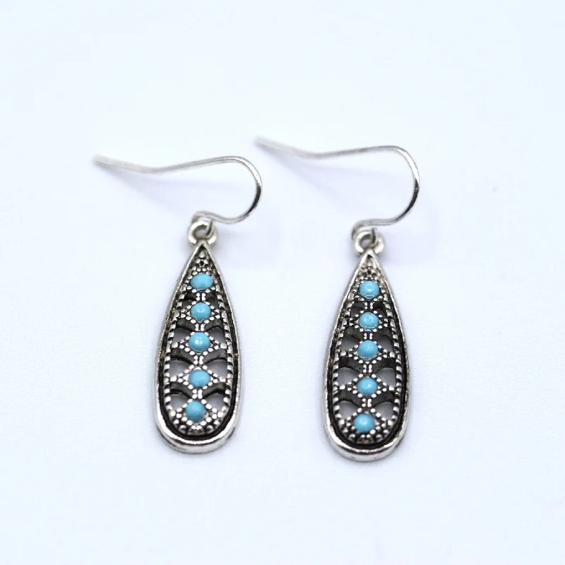 women's gemstone earrings-Maine Earring