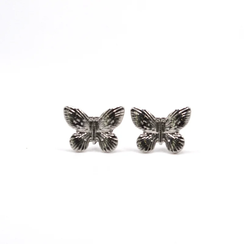 women's silver earrings-La Farfala Earring