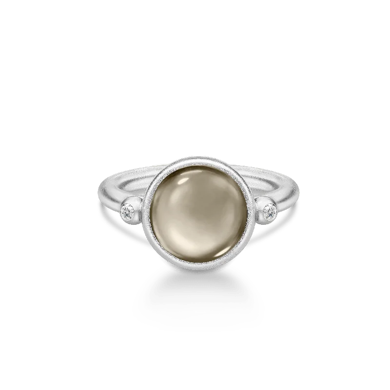 women’s bold rings-Prime Silver Ring Smokey