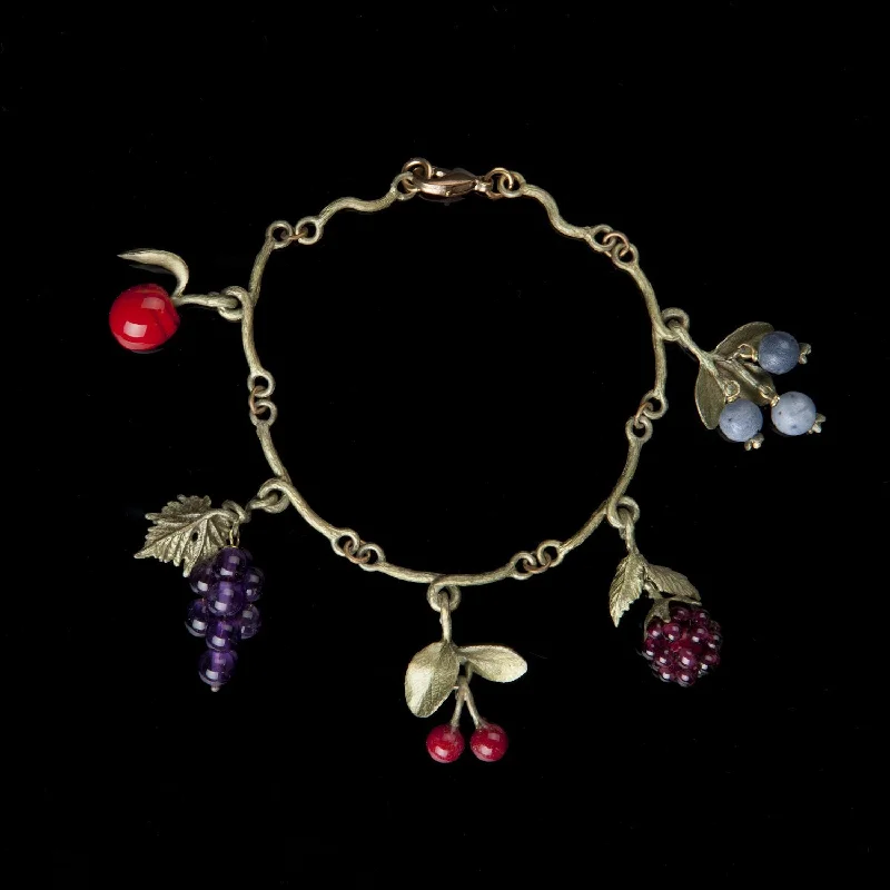 women's feng shui bracelets-Fruit Charm Bracelet