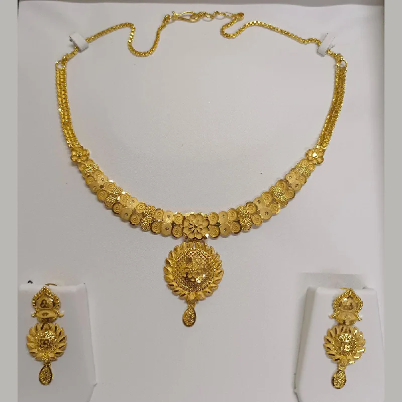 women’s dainty gold necklaces-Pari Art Jewellery Forming Necklace Set