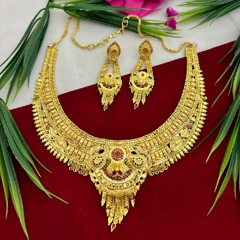 women’s chunky necklaces-Pari Art Jewellery Forming Necklace Set