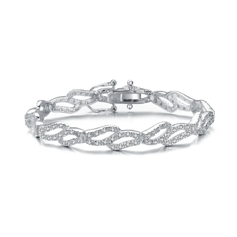 women's wide bracelets-Les Haudères Figure Infinity Last Pair Bracelet