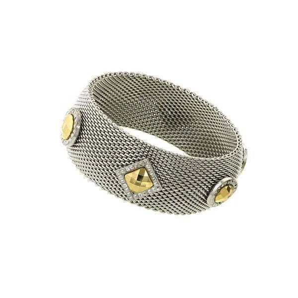 women's bohemian bracelets-1928 Jewelry Fusion Lux Mesh Bracelet