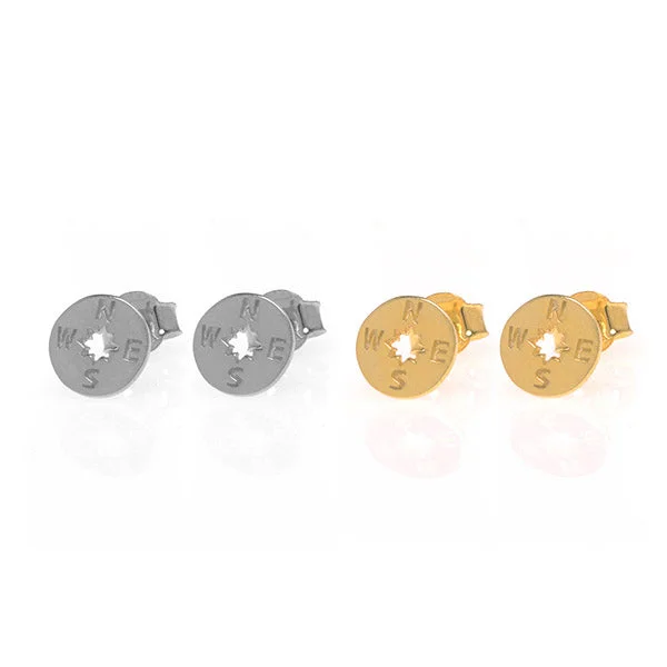 women's trendy earrings-Lost Stud