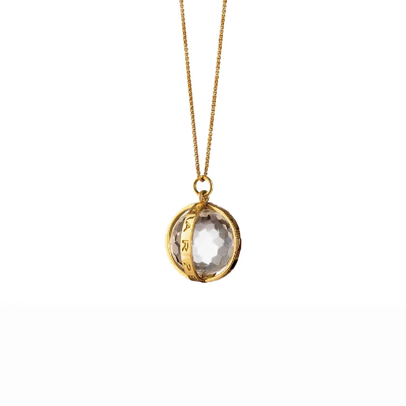 women’s silver chain necklaces-Carpe Diem Necklace in Gold