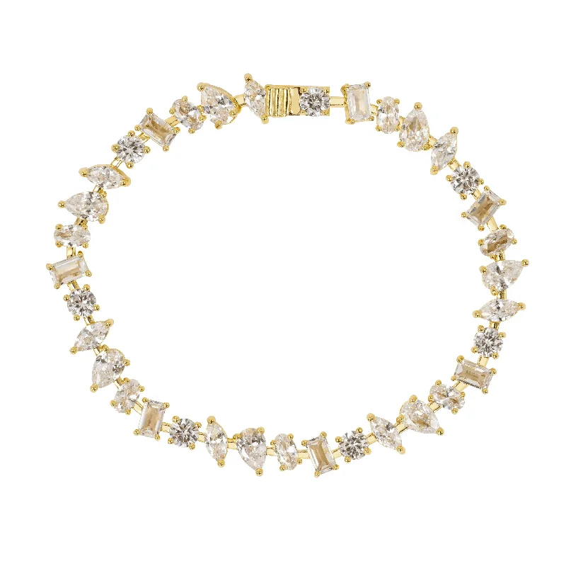 women's wedding bracelets-Pamela Tennis Bracelet