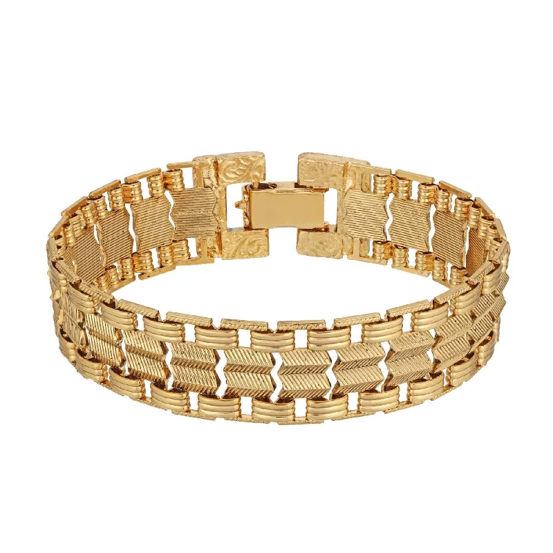 women's star bracelets-1928 Jewelry Classic Swag Chain Bracelet