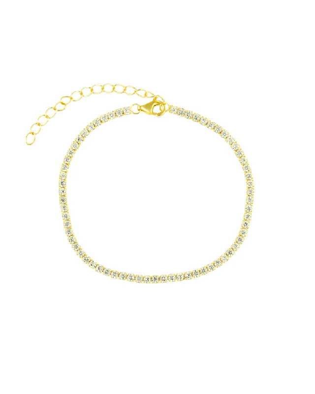 women's sunstone bracelets-Chloe Tennis Bracelet Canary