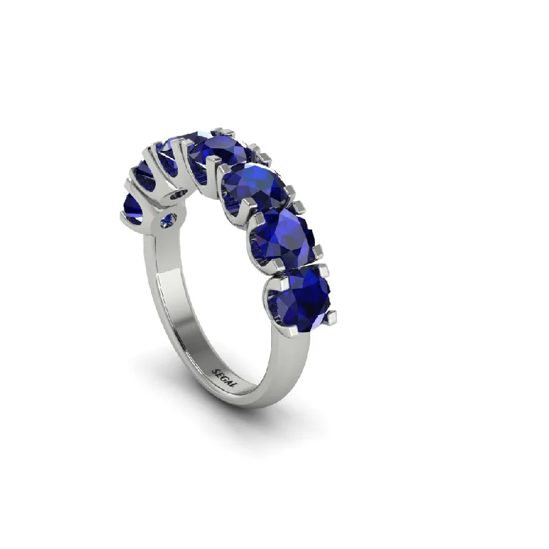 women's non-traditional engagement rings-Sapphire Eternal Radiance Wedding Ring - Lennon No. 15