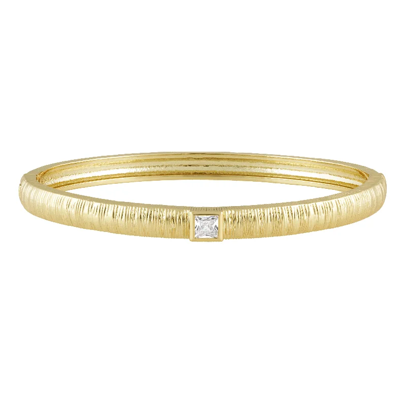 women's diamond bracelets-Winnie Cz Bangle