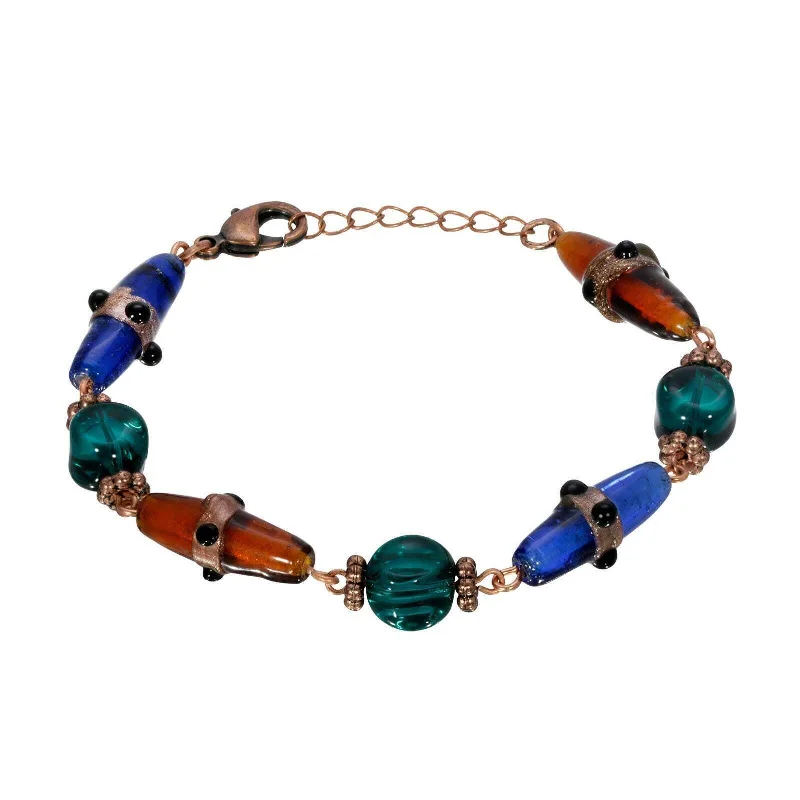 women's luxury bracelets-1928 Jewelry Bohemian Multi Color Beaded Bracelet