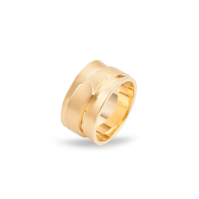 women’s wedding ring sets-Jovian Large 18K Gold Ring