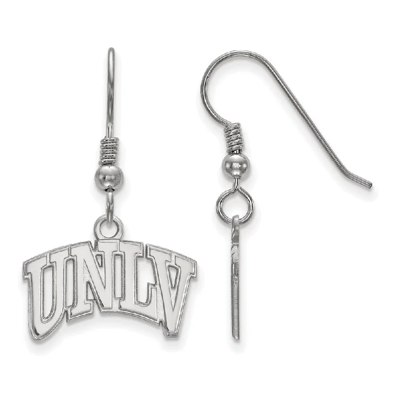 women's resin earrings-Sterling Silver University of Nevada Las Vegas Dangle Earring