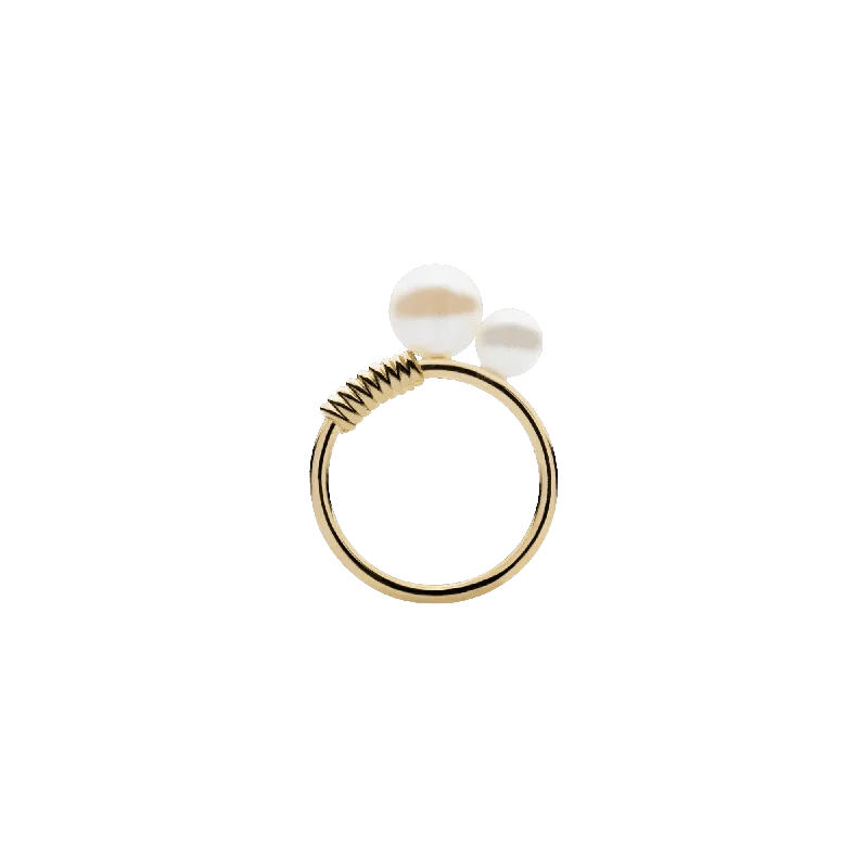 women’s rings-Stella Point Ring Gold Plated