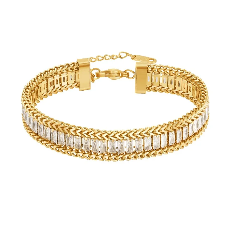 women's stretch bracelets-Stephanie CZ Bracelet