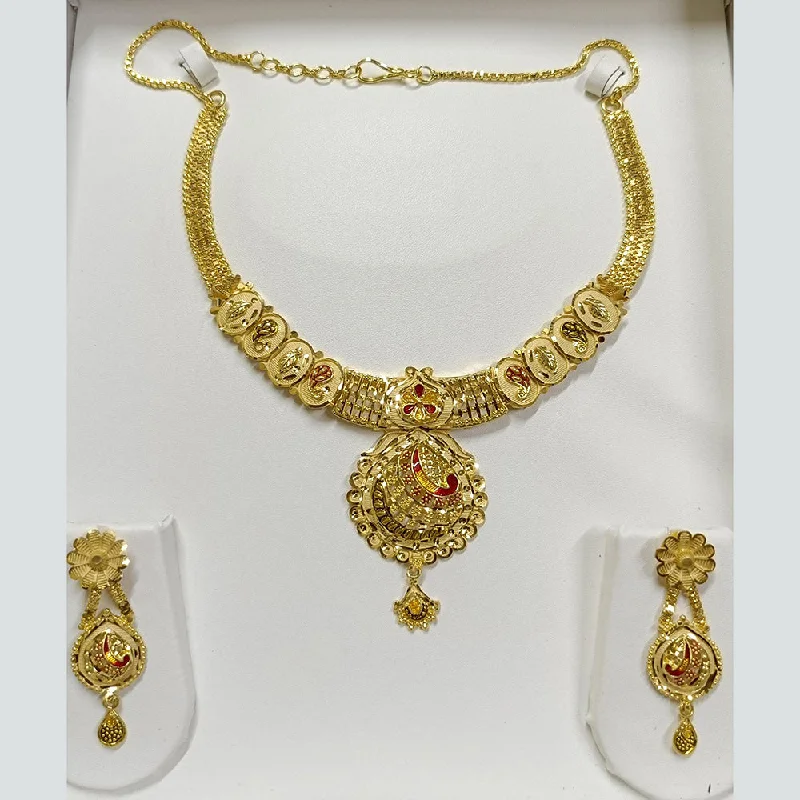 women’s diamond chain necklaces-Pari Art Jewellery Forming Necklace Set