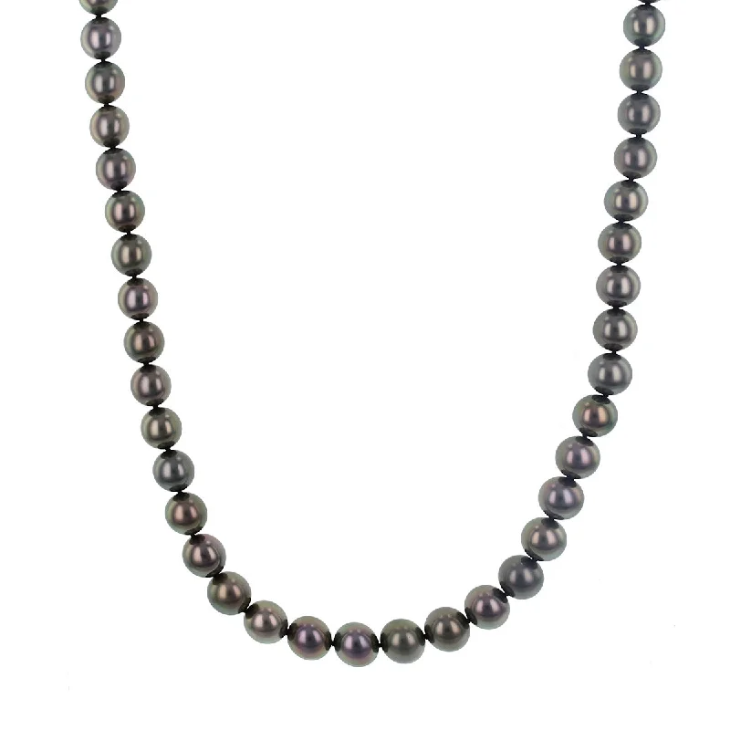 women’s delicate necklaces-Black South Sea Pearl Strand Necklace