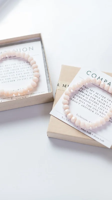 women's geometric bracelets-COMPANION · ECCLESIASTES 4:9-10