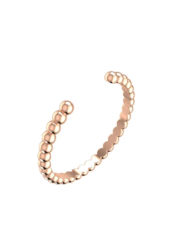 women’s modern engagement rings-Nude Open 18K Rosegold Ring