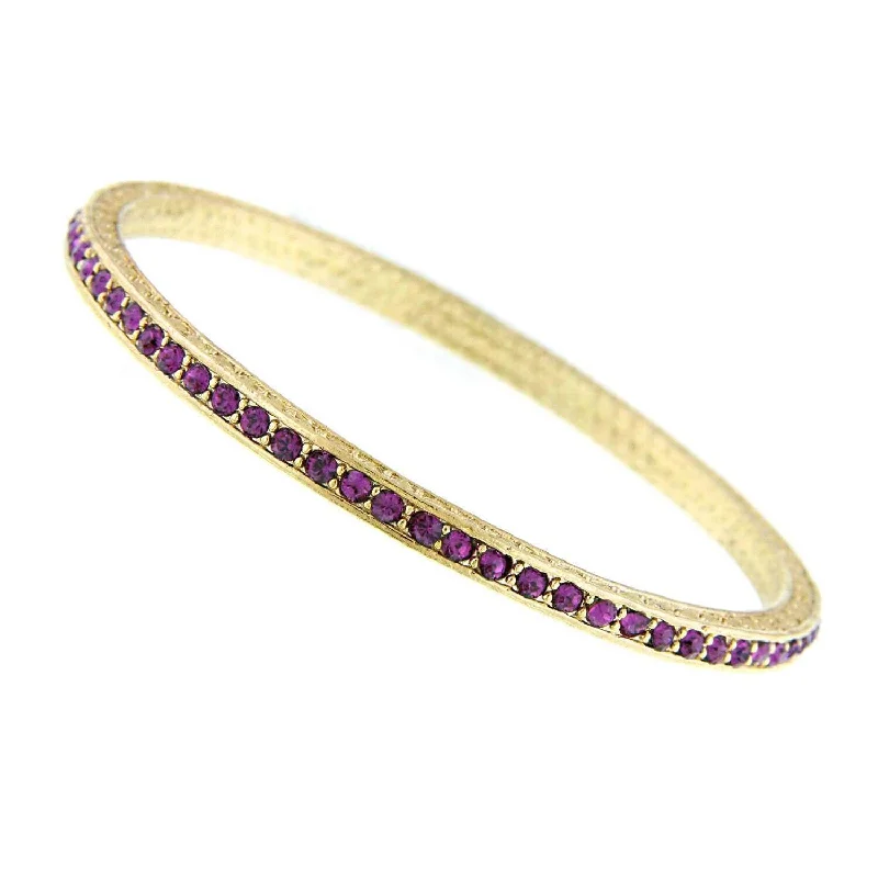 women's wellness bracelets-1928 Jewelry Amethyst Purple Crystal Bangle Bracelet