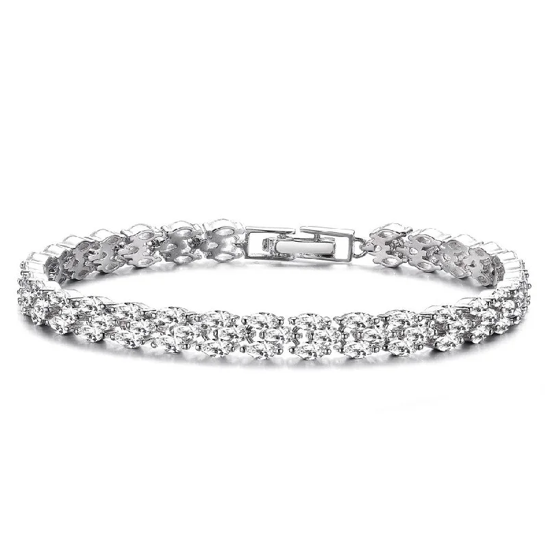 women's statement bracelets-La Roche Horizontal Bracelet