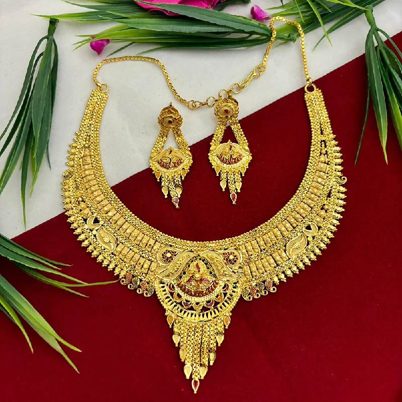 women’s silver and gold necklaces-Pari Art Jewellery Forming Necklace Set