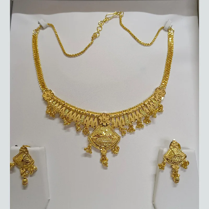 women’s elegant gold necklaces-Pari Art Jewellery Forming Necklace Set