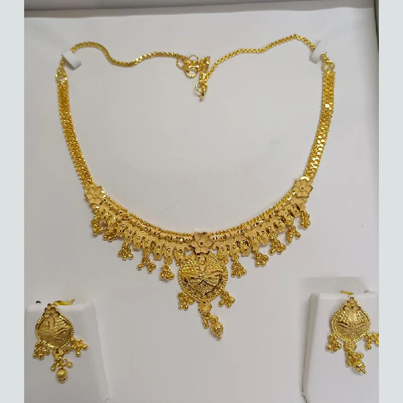 women’s vintage diamond necklaces-Pari Art Jewellery Forming Necklace Set