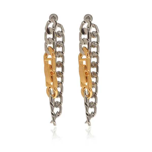 women's oval earrings-Dynamite Earring