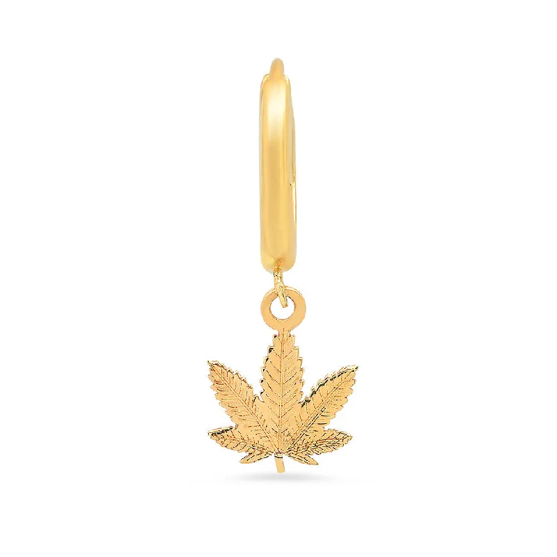 women's letter earrings-Ganja Huggie