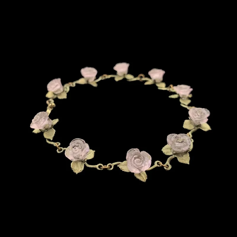 women's sporty bracelets-Blushing Rose Bracelet