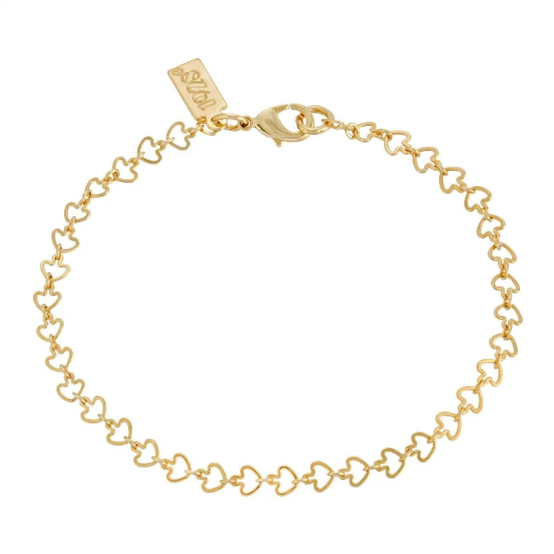 women's nature-inspired bracelets-1928 Jewelry Gold Classic Arrow Chain Bracelet 7"