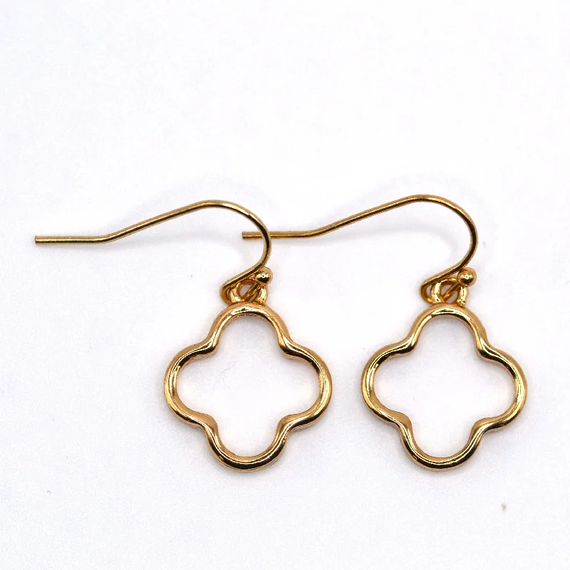 women's wedding earrings-Clover Earring