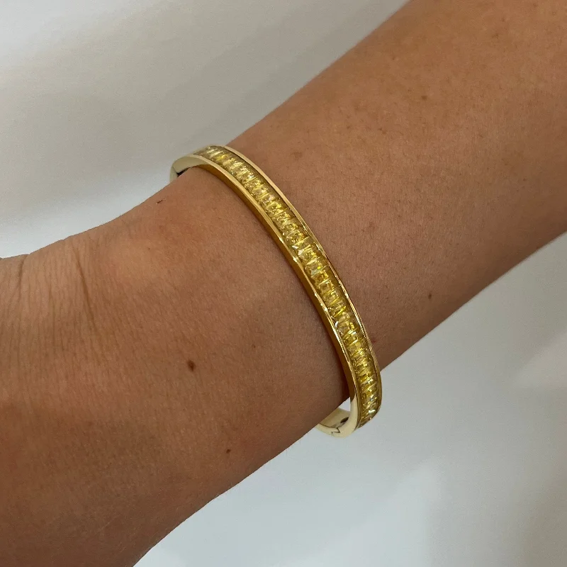 women's zodiac sign bracelets-Sunny Bangle