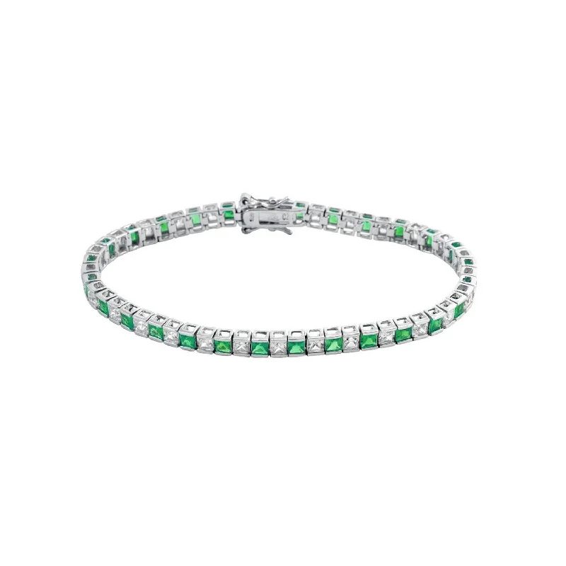 women's wrap bracelets-Jeune Amélie Zirconia Tennis Bracelet