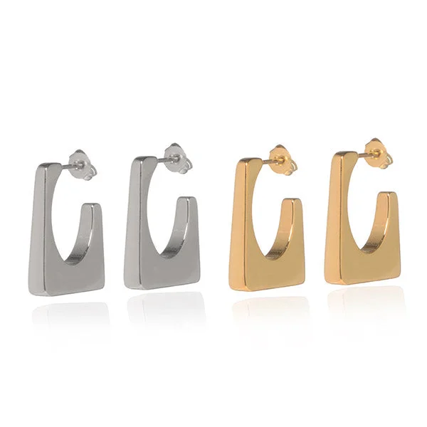 women's minimalist earrings-Quantam Earring